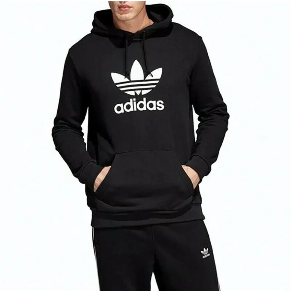 adidas Originals Trefoil Hoodie mens size DT7964 - Picture 4 of 9